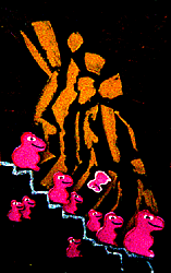 "Nerds Descending a Staircase!" at the Museum of Bad Art (Boston)